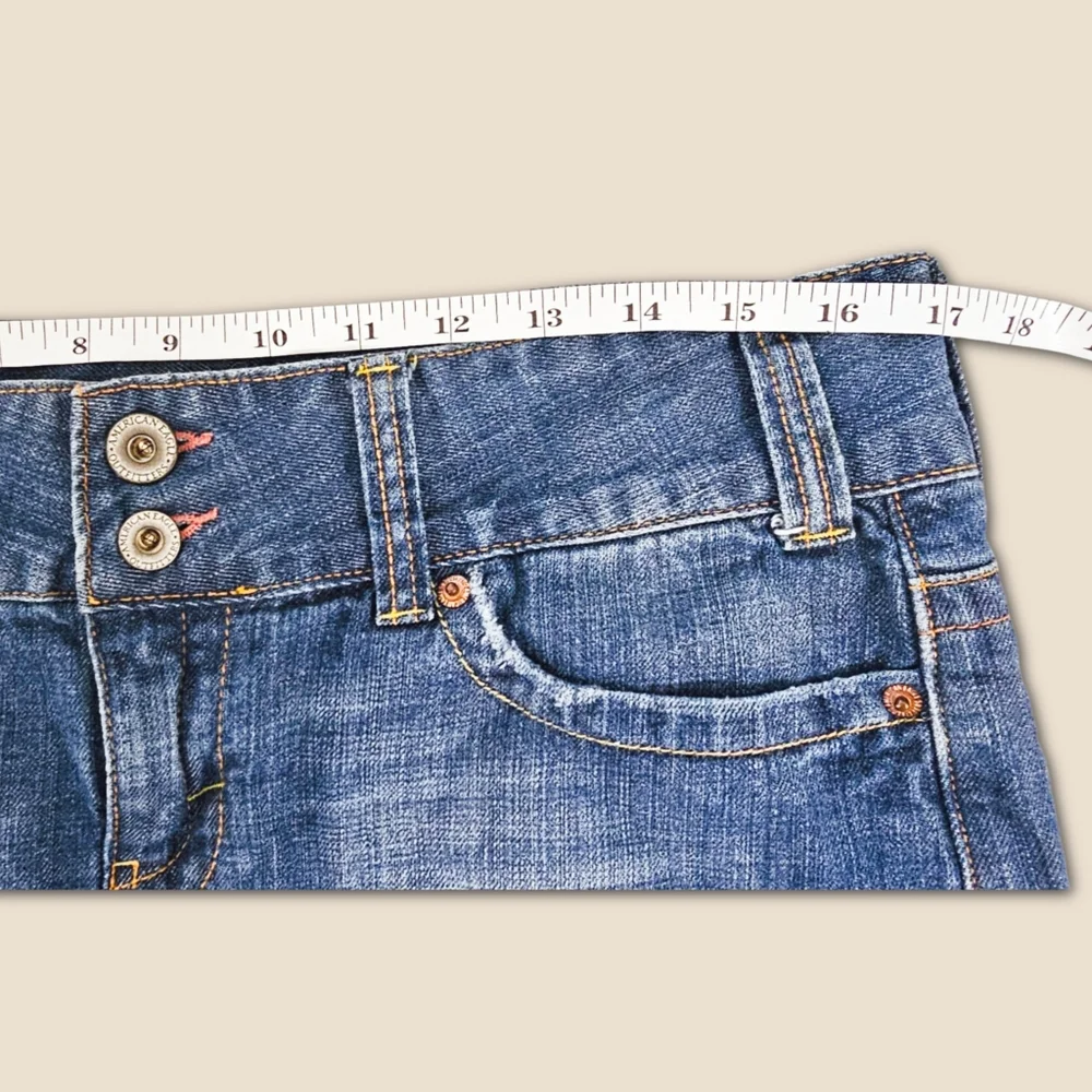 American Eagle - Vintage Y2k - Blue Denim Mini Skirt - Picture 5 of 7